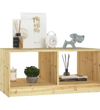 Couchtisch 75x50x33,5 cm Massivholz Tanne
