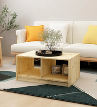 Couchtisch 75x50x33,5 cm Massivholz Tanne