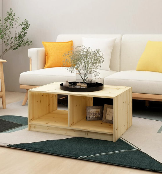Couchtisch 75x50x33,5 cm Massivholz Tanne