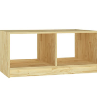 Couchtisch 75x50x33,5 cm Massivholz Kiefer