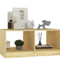 Couchtisch 75x50x33,5 cm Massivholz Kiefer
