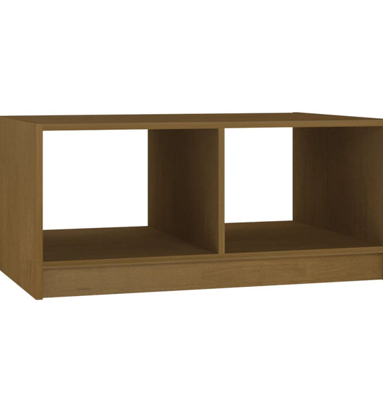 Couchtisch Honigbraun 75x50x33,5 cm Massivholz Kiefer