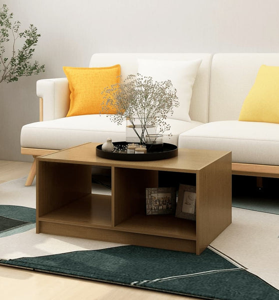 Couchtisch Honigbraun 75x50x33,5 cm Massivholz Kiefer
