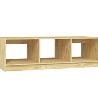 Couchtisch 110x50x34 cm Massivholz Kiefer