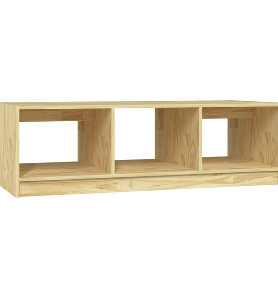Couchtisch 110x50x34 cm Massivholz Kiefer