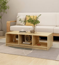 Couchtisch 110x50x34 cm Massivholz Kiefer