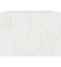 Couchtisch Weiß 110x50x34 cm Massivholz Kiefer