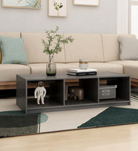 Couchtisch Grau 110x50x34 cm Massivholz Kiefer