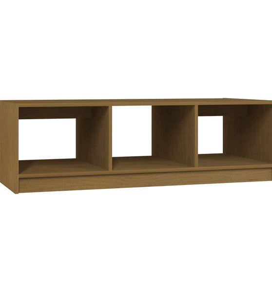 Couchtisch Honigbraun 110x50x34 cm Massivholz Kiefer