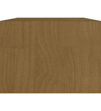 Couchtisch Honigbraun 110x50x34 cm Massivholz Kiefer