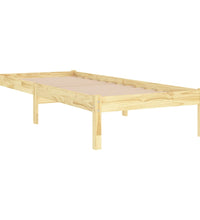 Massivholzbett Kiefernholz 90x200 cm