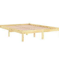 Massivholzbett Kiefernholz 200x200 cm