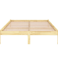 Massivholzbett Kiefernholz 200x200 cm