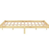 Massivholzbett Kiefernholz 200x200 cm