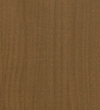 Massivholzbett Honigbraun Kiefer 200x200 cm