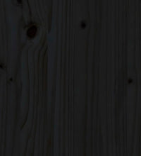 Massivholzbett Schwarz Kiefer 100x200 cm