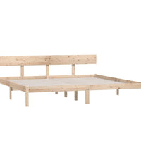 Massivholzbett ohne Matratze 200x200 cm
