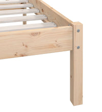 Massivholzbett ohne Matratze 200x200 cm
