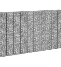 Gabionen-Hochbeete 4 Stk. 30x30x50/100/150/200 cm Eisen