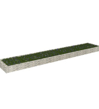 Gabionen-Hochbeet Verzinkter Stahl 500x100x20 cm