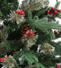 Weihnachtsbaum mit Zapfen Grün 120 cm PVC & PE