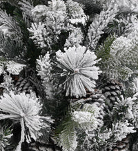 Weihnachtsbaum mit Zapfen Beschneit 150 cm PVC & PE