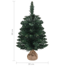 Künstlicher Weihnachtsbaum mit Ständer Grün 60 cm PVC