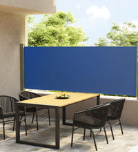 Seitenmarkise Ausziehbar 117x300 cm Blau