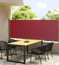 Seitenmarkise Ausziehbar 117x300 cm Rot