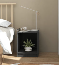 Nachttische 2 Stk. Grau 35,5x33,5x41,5 cm Massivholz Kiefer