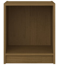 Nachttisch Honigbraun 35,5x33,5x41,5 cm Massivholz Kiefer