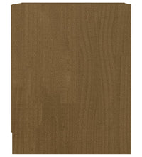 Nachttisch Honigbraun 35,5x33,5x41,5 cm Massivholz Kiefer