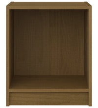 Nachttische 2 Stk. Honigbraun 35,5x33,5x41,5 Massivholz Kiefer