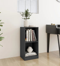 Beistellschrank Grau 35,5x33,5x76 cm Massivholz Kiefer
