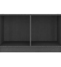 TV-Schrank Grau 70x33x42 cm Massivholz Kiefer