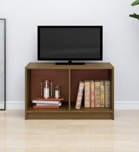 TV-Schrank Honigbraun 70x33x42 cm Massivholz Kiefer