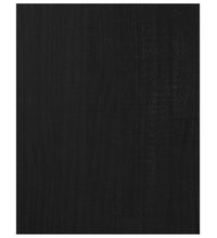TV-Schrank Schwarz 70x33x42 cm Massivholz Kiefer