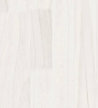 Sideboard Weiß 70x33x76 cm Massivholz Kiefer
