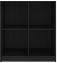 Sideboard Schwarz 70x33x76 cm Massivholz Kiefer