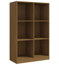 Bücherregal Honigbraun 70x33x110 cm Massivholz Kiefer