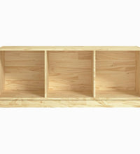 TV-Schrank 104x33x41 cm Massivholz Kiefer