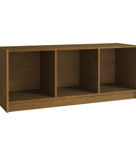 TV-Schrank Honigbraun 104x33x41 cm Massivholz Kiefer