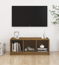 TV-Schrank Honigbraun 104x33x41 cm Massivholz Kiefer