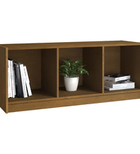 TV-Schrank Honigbraun 104x33x41 cm Massivholz Kiefer