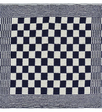 10-tlg. Handtuch-Set Blau und Weiß Baumwolle