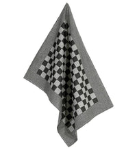 10-tlg. Handtuch-Set Schwarz und Weiß Baumwolle