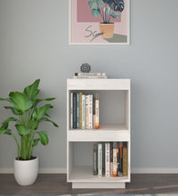 Bücherregal Weiß 40x35x71 cm Massivholz Kiefer