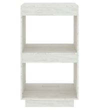 Bücherregal Weiß 40x35x71 cm Massivholz Kiefer