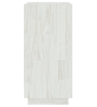 Bücherregal Weiß 40x35x71 cm Massivholz Kiefer