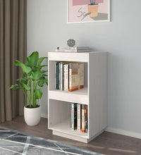 Bücherregal Weiß 40x35x71 cm Massivholz Kiefer